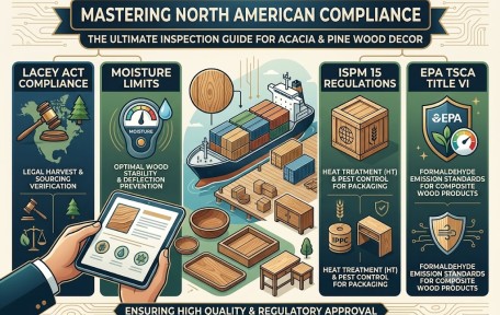 Mastering North American Compliance: The Ultimate Inspection Guide for Importing Acacia and Pine Wood Decor